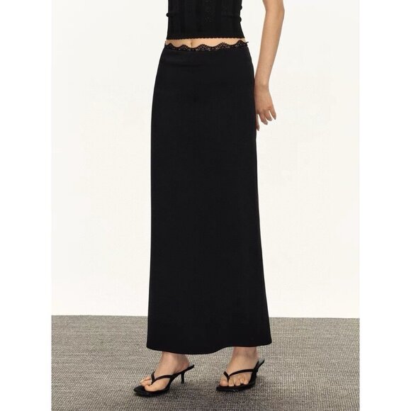 Dresses & Skirts - Spring new style elegant design lace patchwork skirt